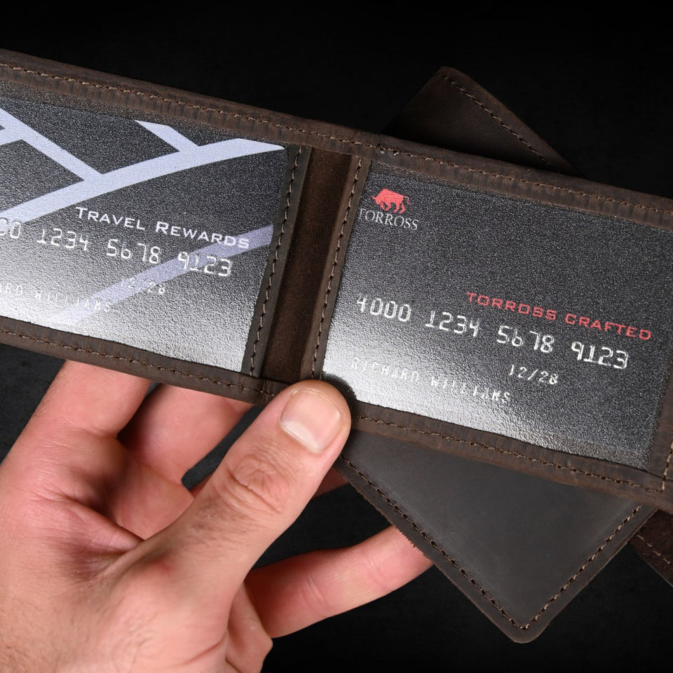 TORROSS™ Man's set Small Wallet Snap