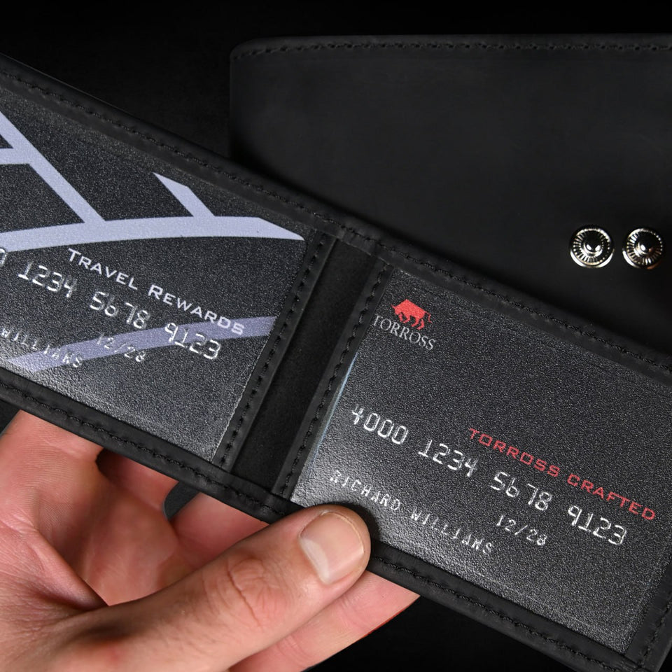 TORROSS™ Man's set Small Wallet Snap