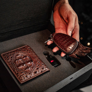 TORROSS™ Męski zestaw Croco Wallet Keybag