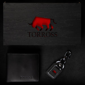 TORROSS™ Man's set Small Wallet Black