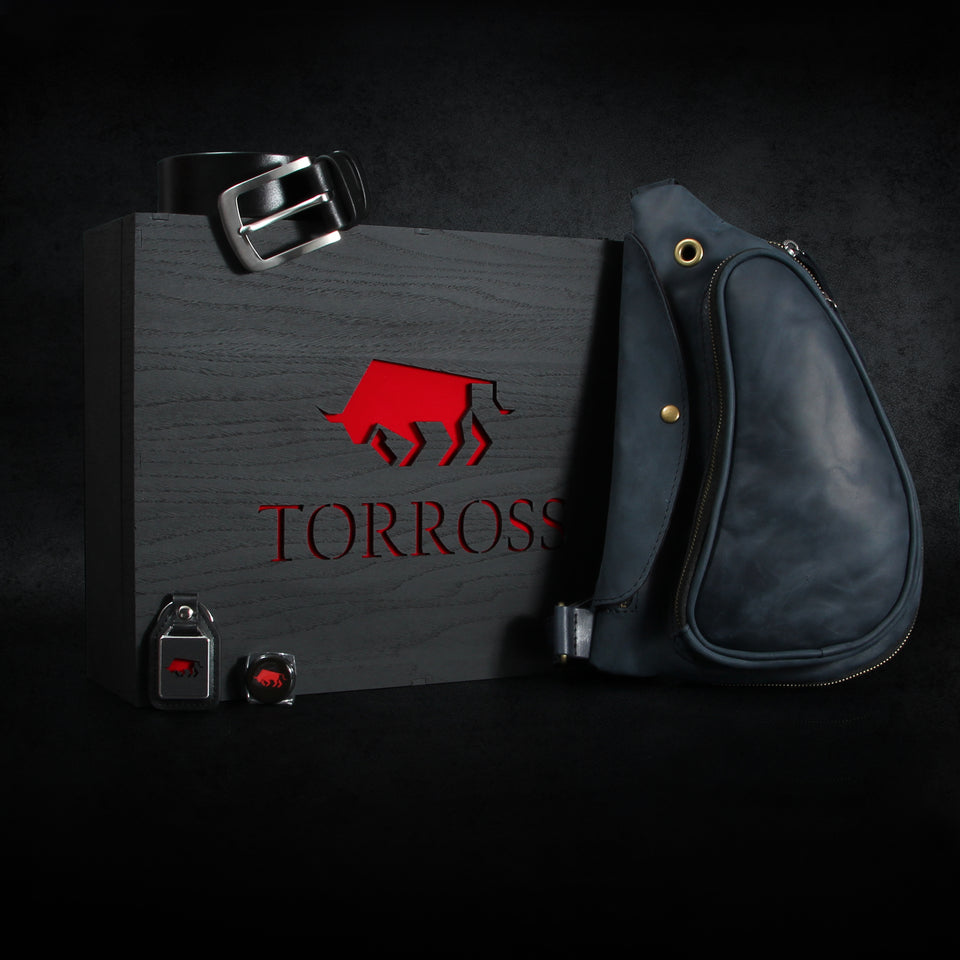 TORROSS™ Man's set Fit Bag Indigo
